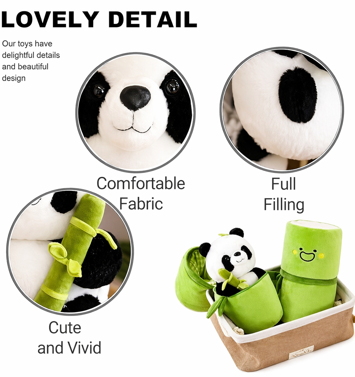 bamboo panda soft toys, bamboo panda, panda teddy, teddy bear high quality & some one special kids toys