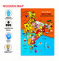 Wooden India Map for kids