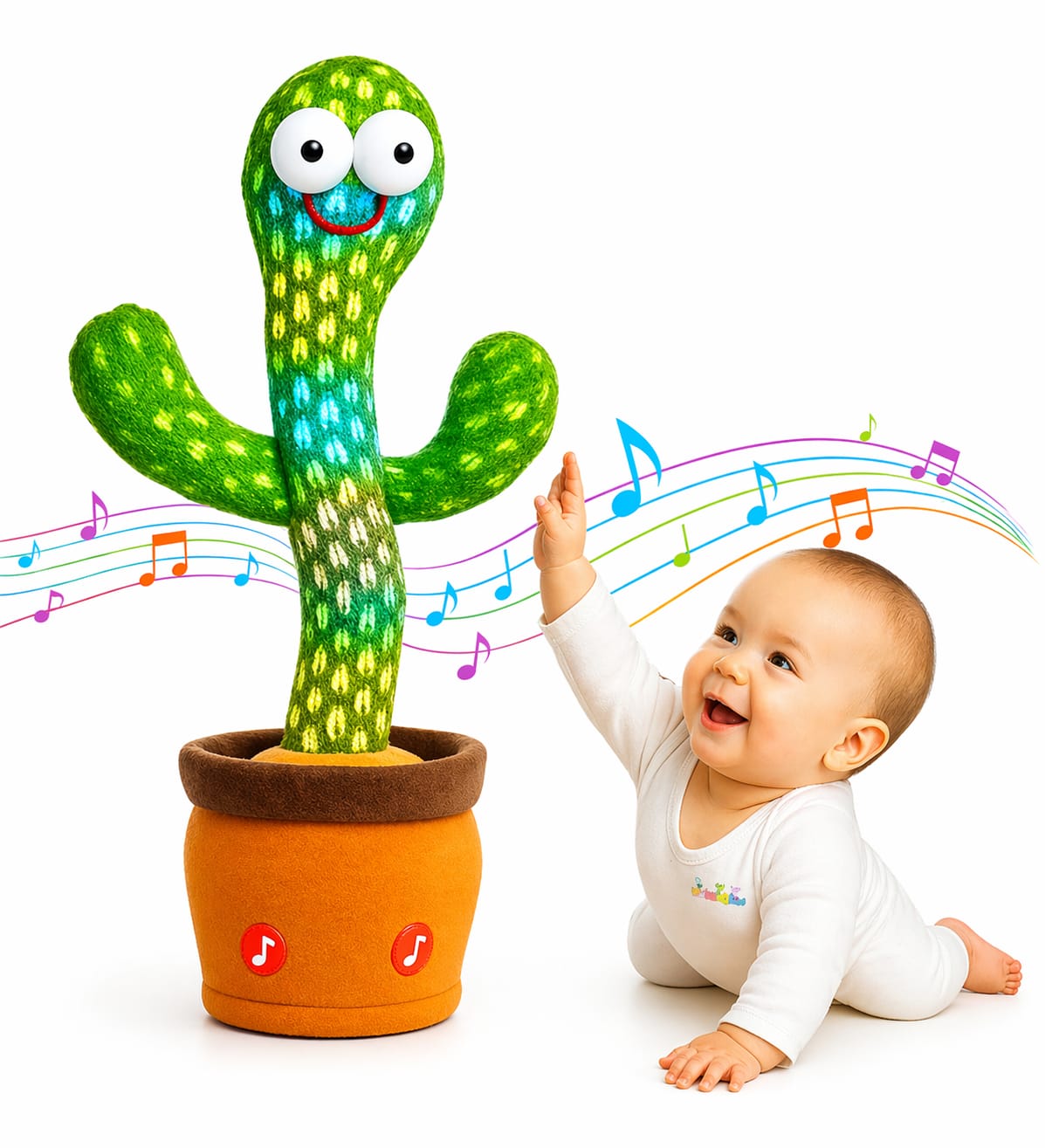 Dancing Cactus Toy Kids Talking Singing Wriggle Children