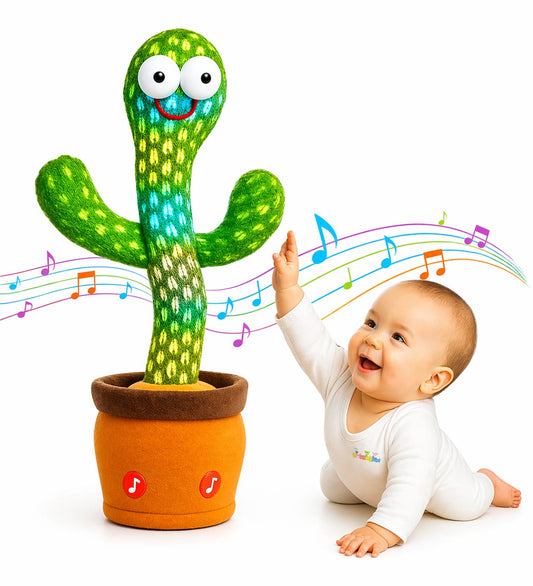 Dancing Cactus Toy Kids Talking Singing Wriggle Children