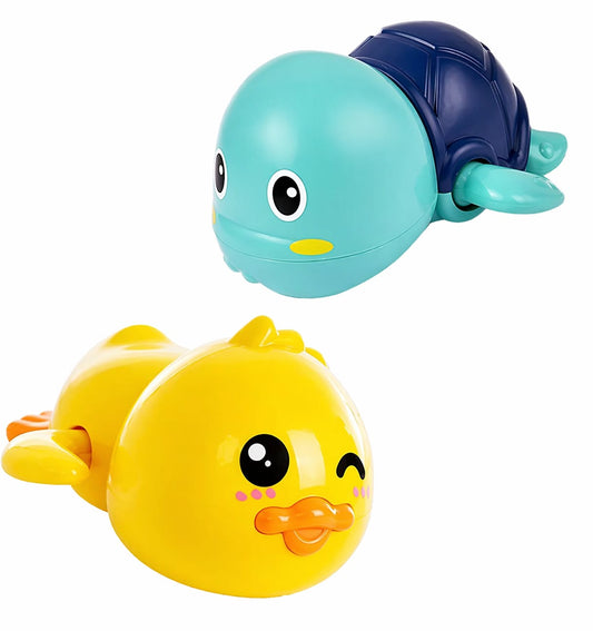 Duck & Turtle Floating Wind Up Toys