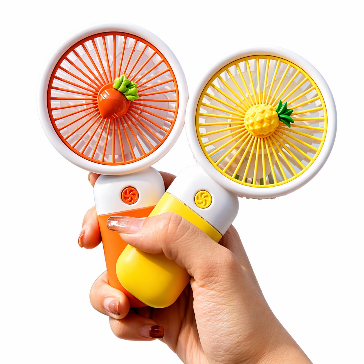Mini Portable Usb Hand Fan or DC Fan - 3 Speed Modes Handheld Fan for Summer With 1000 mAh Battery