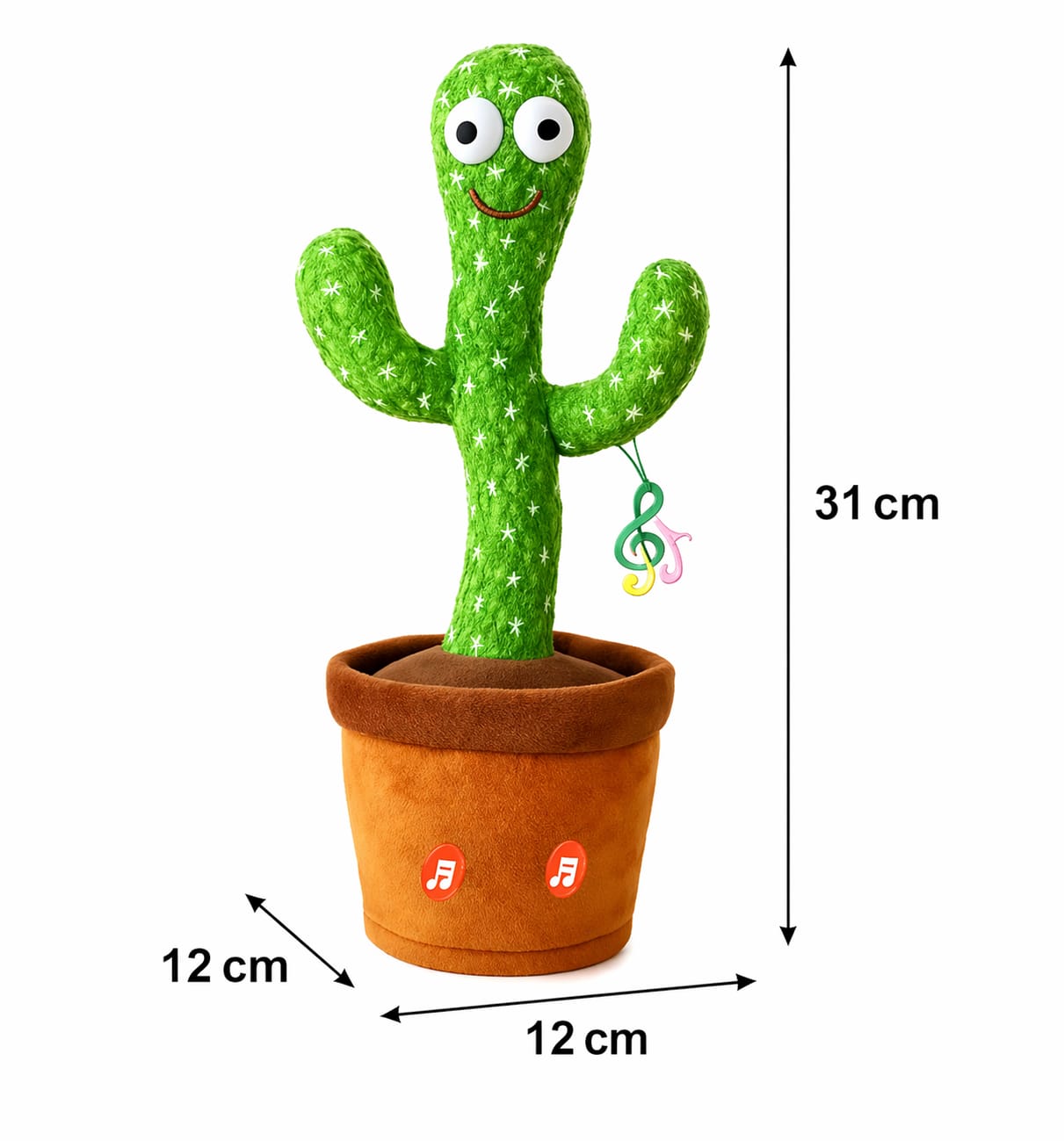 Dancing Cactus Toy Kids Talking Singing Wriggle Children