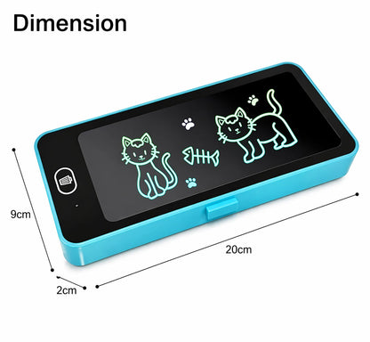 2-in-1 LCD Writing Tablet Pencil Case for Kids