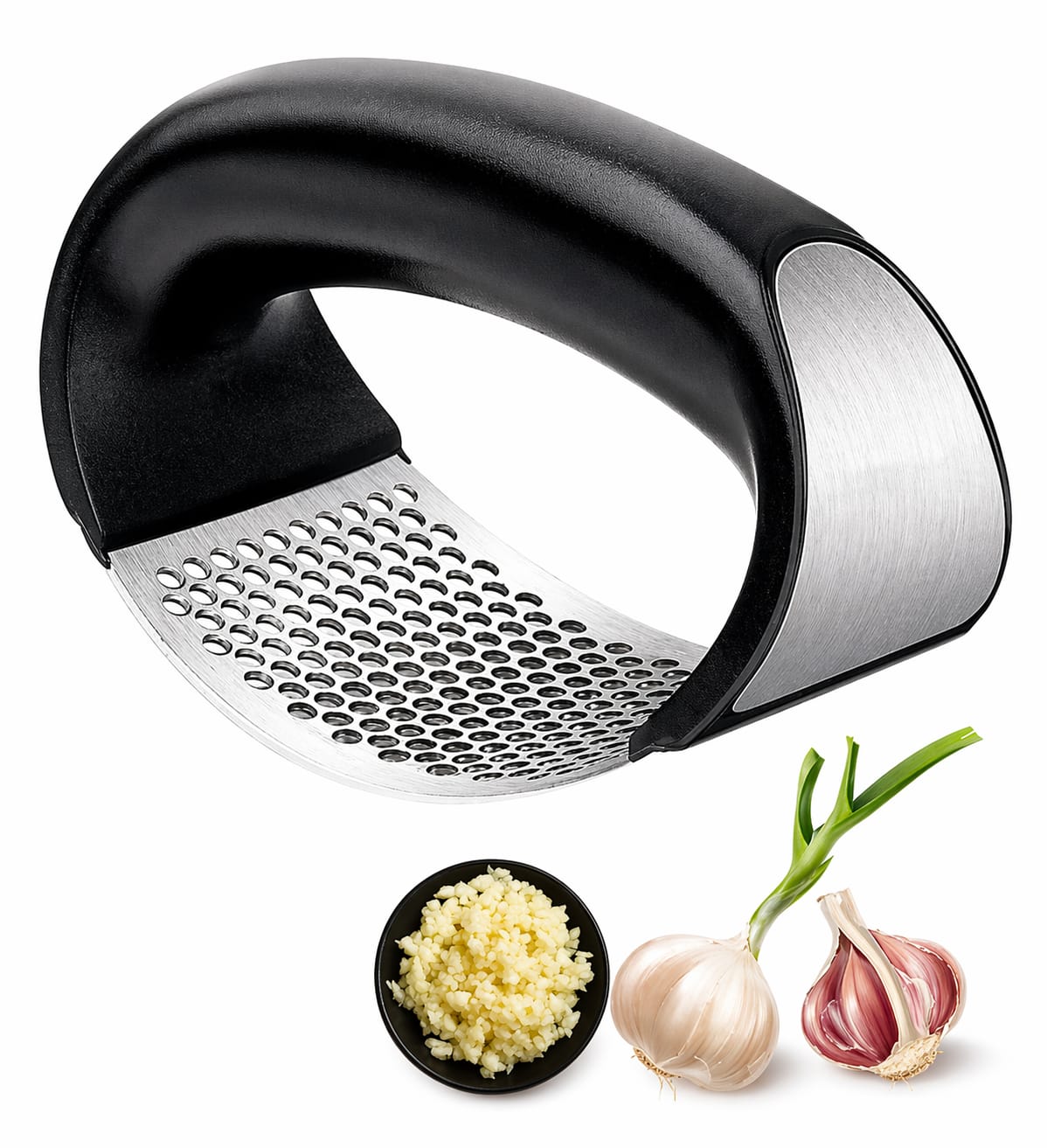 Stainless Steel Garlic Press Rocker