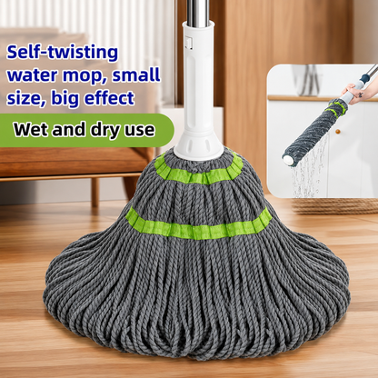 Self Microfiber Twist Mop for Floor Cleaning | Squeeze Twist Mop Stick | Durable Dust Mop | Easy-to-Use Floor Cleaner | Effective Pocha