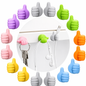 Thumb Wall Hook, Multifunction Self Adhesive Cable Organizer Clips Key Hanger, No Punching Nails-Free Utility Hooks Desk Wire Management, Multicolor (Pack of 10 Pcs)