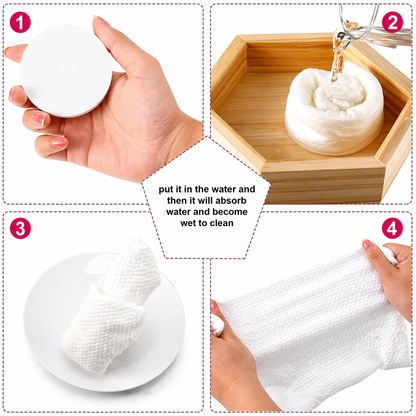 Buy Magic Coin Tissue Tablets (Pack of 20) | Compressed Cotton Towels for Travel, Camping