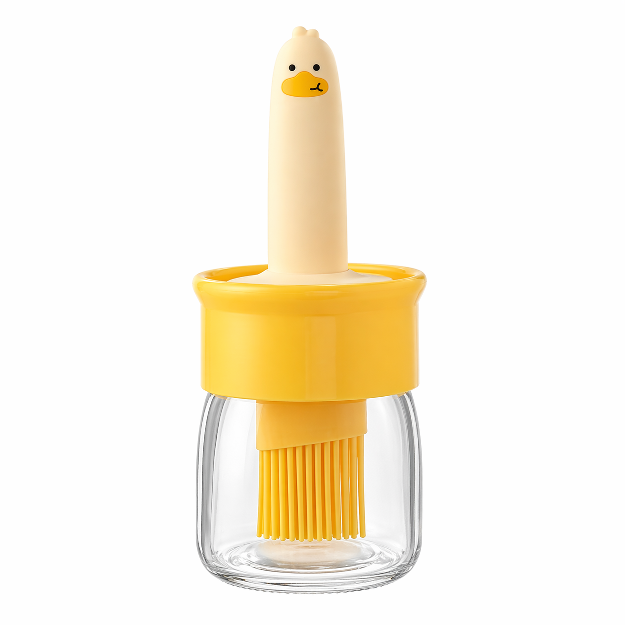 Oil Dispenser for Kitchen, 2 IN 1 Oil Dispenser Bottle with Silicone Basting Brush for Cooking Vinegar Sauce BBQ Grill Frying Baking,Air Fryer (pack of 1)